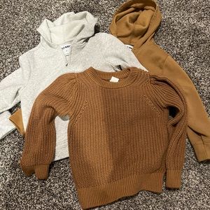 Old Navy and GAP sweaters